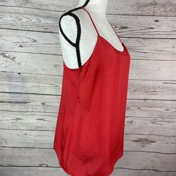 J. Crew Red Sleeveless Racerback Top Size 8 - Picture 6 of 10